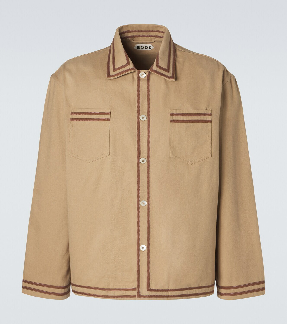Bode Cotton twill overshirt
