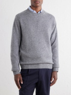 Boglioli - Wool and Cashmere-Blend Sweater - Gray