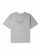 Remi Relief - Paint-Splattered Printed Cotton-Jersey T-Shirt - Gray