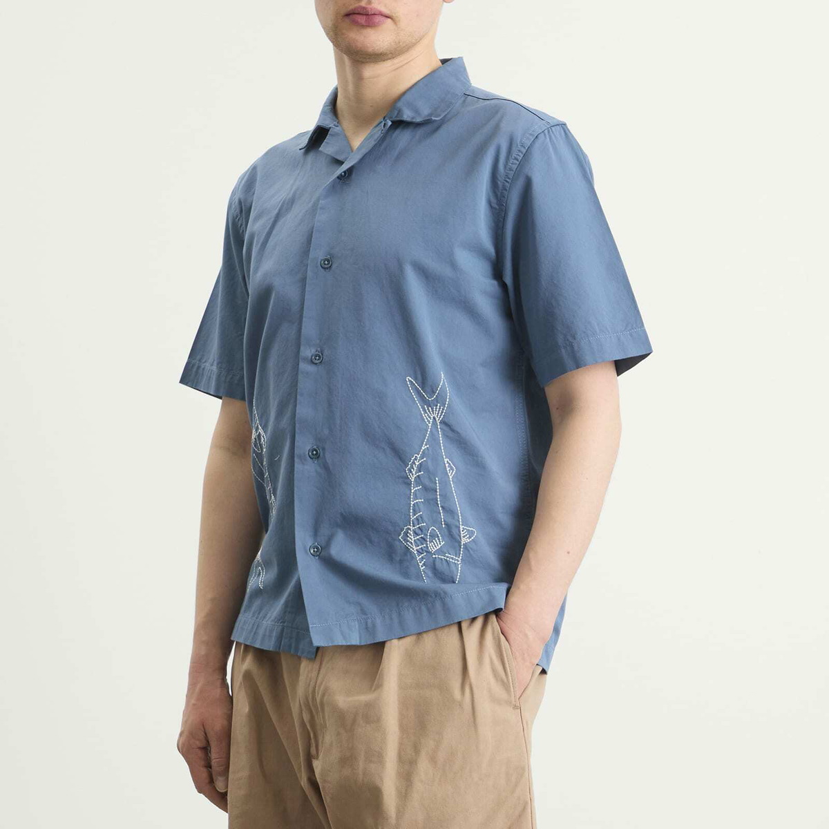 Service Works Men's Mackerel Shirt in Slate