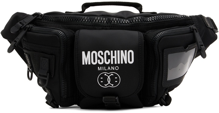 Photo: Moschino Black Smiley Edition Pouch