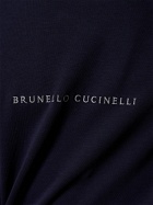 BRUNELLO CUCINELLI - Embroidered Logo Cotton Sweatshirt