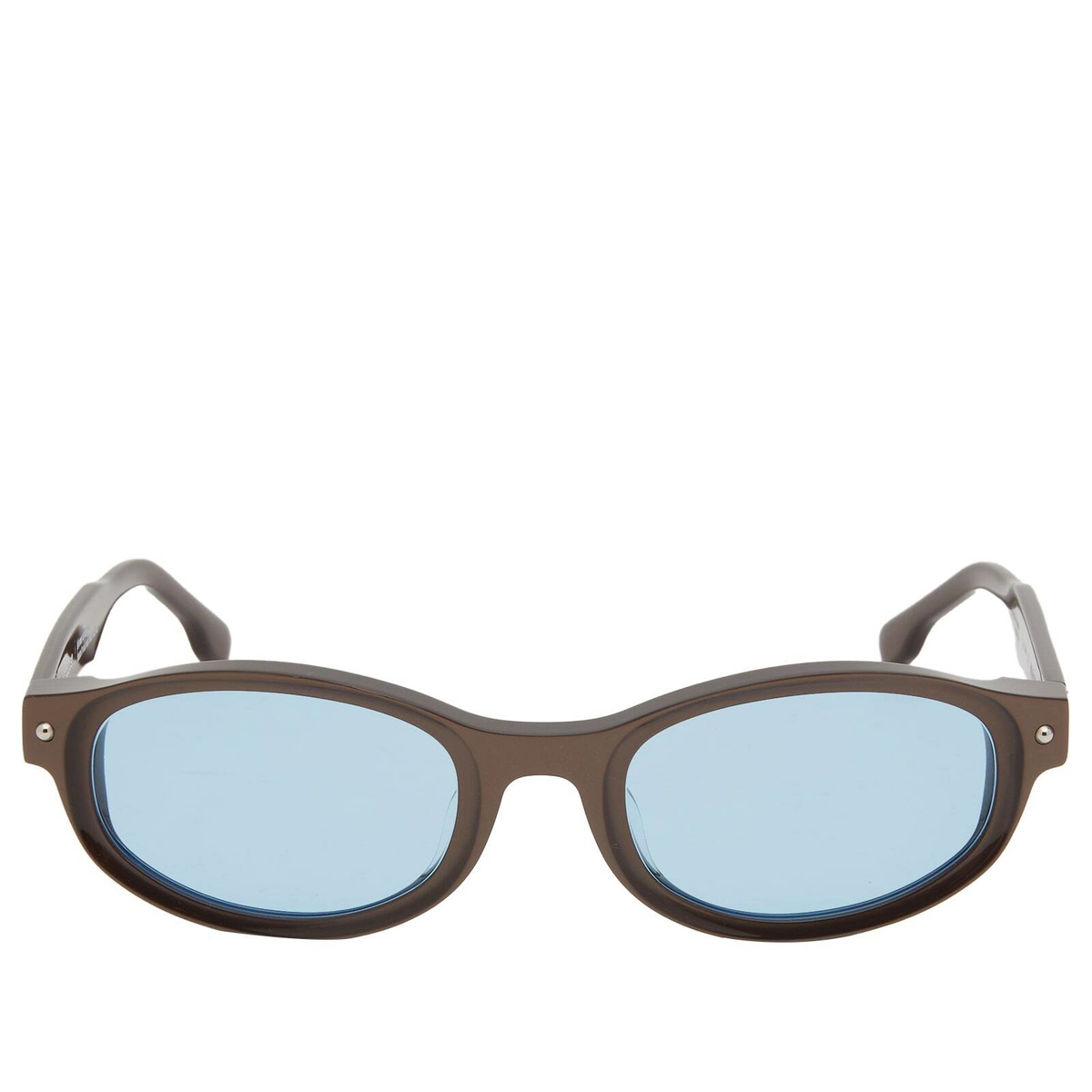 Bonnie Clyde Roller Coaster Sunglasses in Brown/Blue 