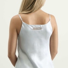 Acne Studios Women's Temi Shiny Satin Cami Top in Ice Blue