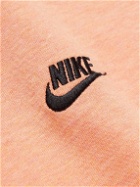 Nike - Logo-Embroidered Cotton-Jersey T-Shirt - Orange