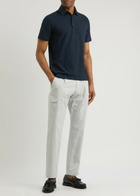 Herno Cotton-jersey Polo Shirt Navy