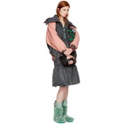 Miu Miu Green Eco Shearling Moon Boots