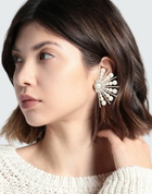 Alberta Ferretti Womens Earrings in White
