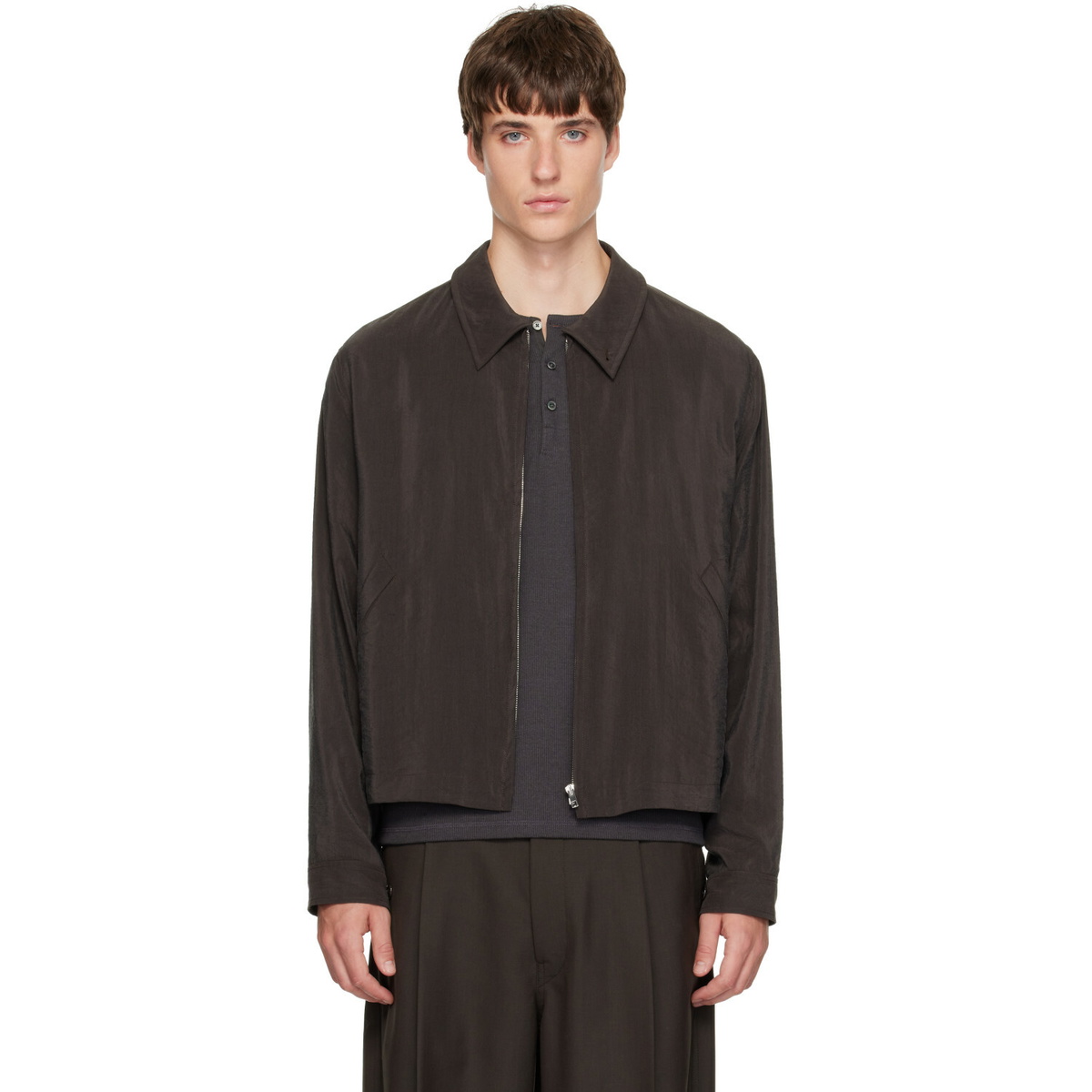LEMAIRE Black Parachute Jacket Lemaire
