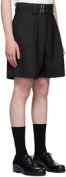 Stefan Cooke Gray Polyester Shorts