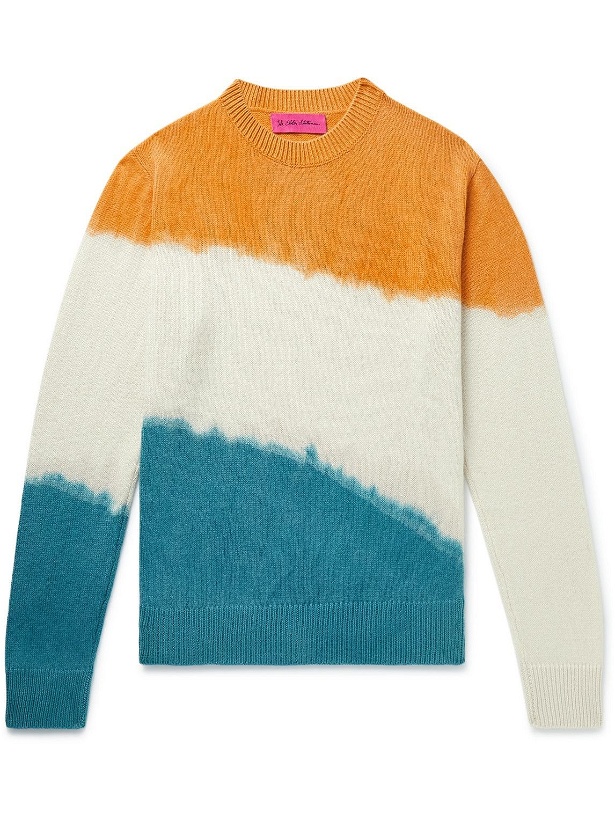 Photo: The Elder Statesman - Blot Tie-Dyed Cashmere Sweater - Multi