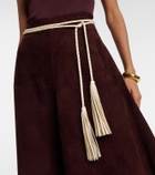 Nour Hammour Leather tassel belt