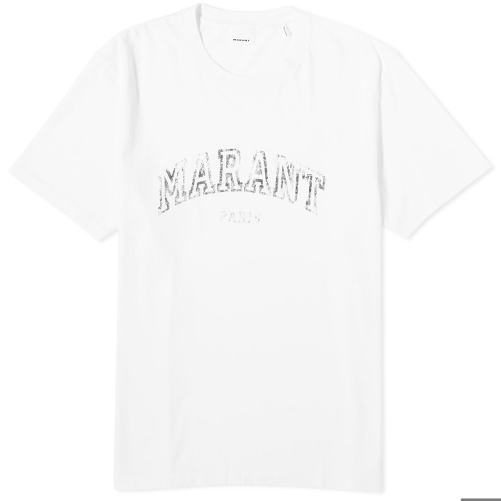 Photo: Isabel Marant Men's Honore College Logo T-Shirt in White
