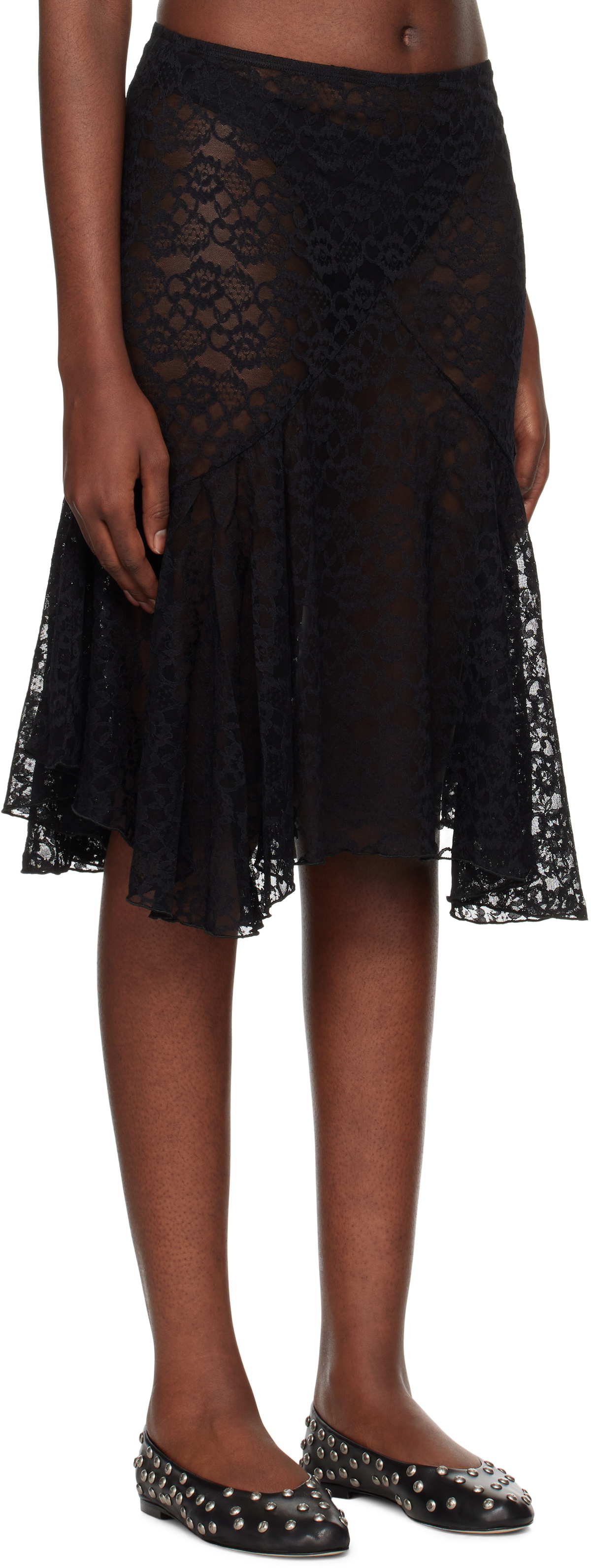 Gimaguas Black Florence Midi Skirt Gimaguas