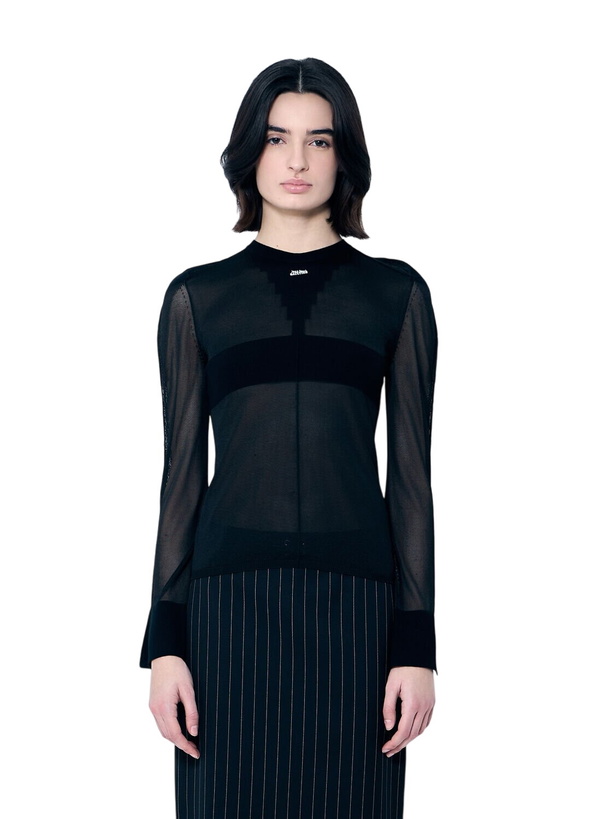 Photo: Jean Paul Gaultier Open-Knit Sweater