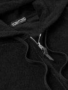 TOM FORD - Slim-Fit Cotton-Terry Zip-Up Hoodie - Black