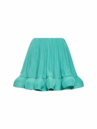 LANVIN - Ruffled Charmeuse Mini Skirt