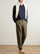 Richard James - Slim-Fit Linen Polo Shirt - Blue