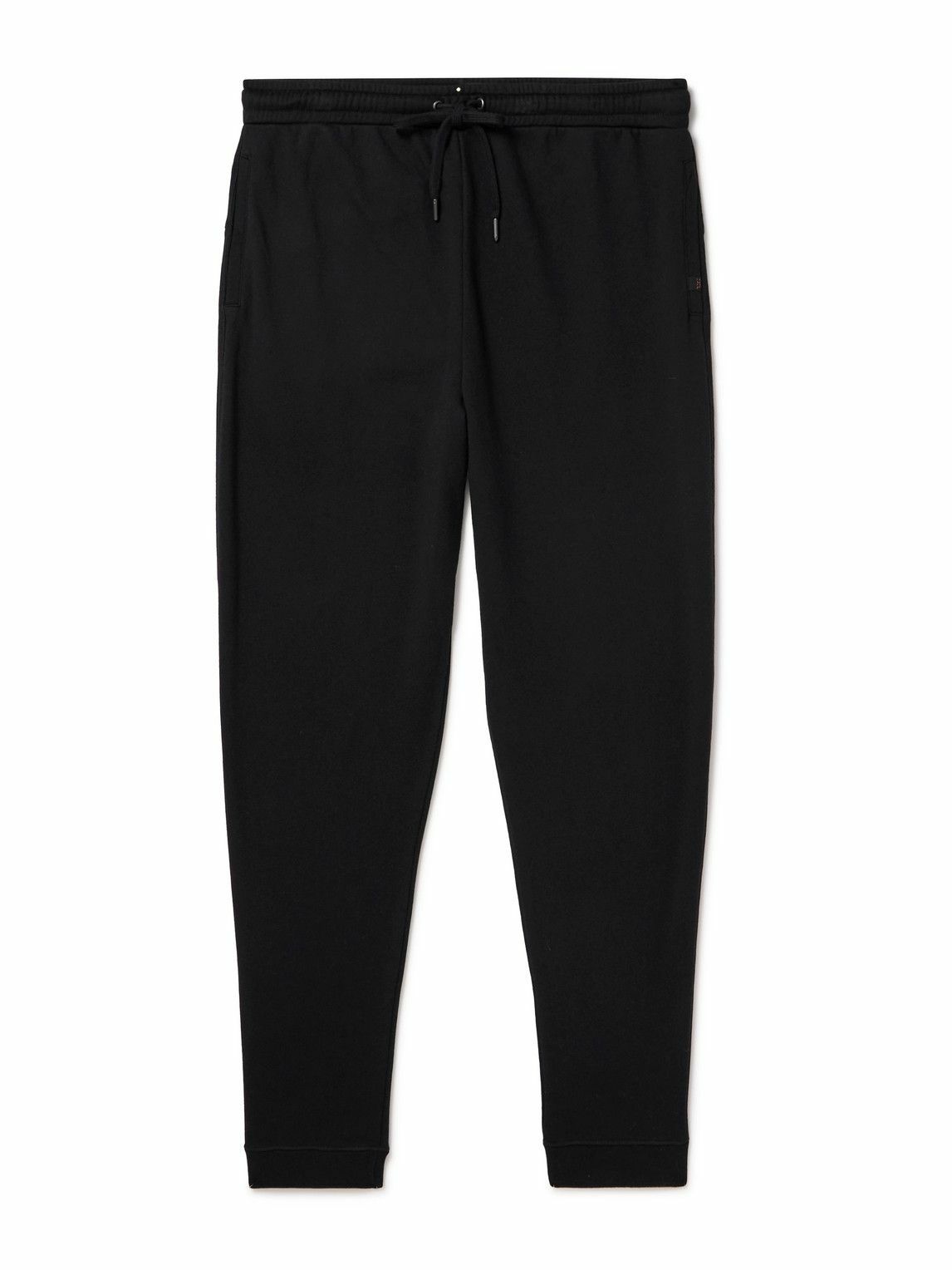 Derek Rose - Quinn 1 Tapered Cotton and Modal-Blend Jersey Sweatpants - Black