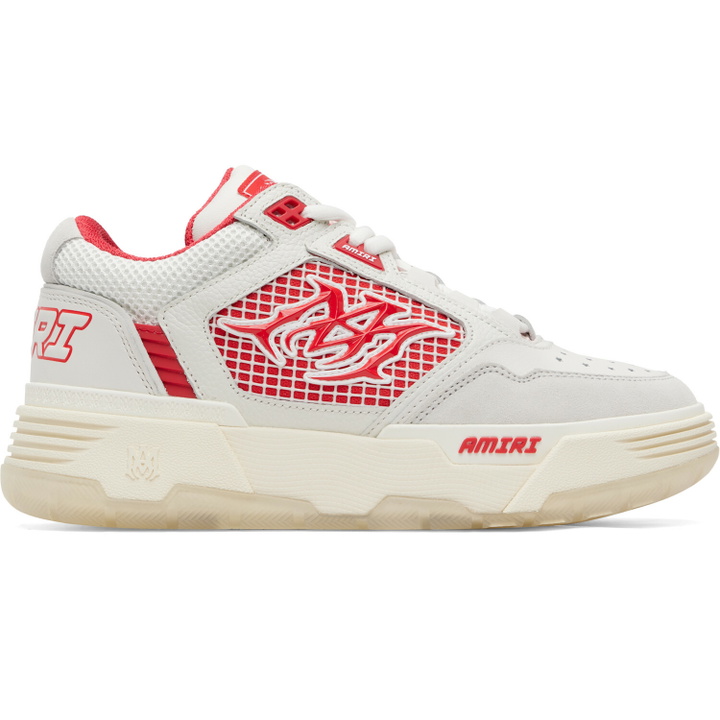 Photo: AMIRI White & Red MA-94 Sneakers