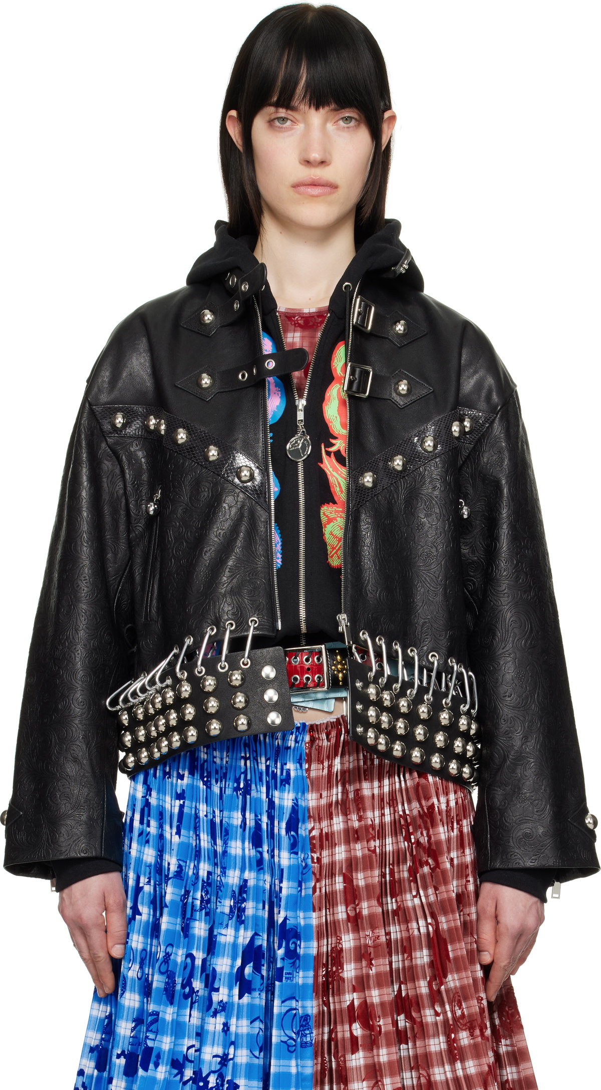 Chopova Lowena Multicolor Belle Leather Jacket Chopova Lowena