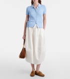 Polo Ralph Lauren Cotton poplin midi skirt