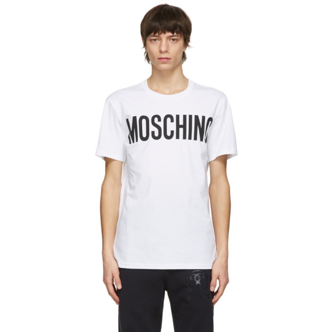 Photo: Moschino White Logo T-Shirt