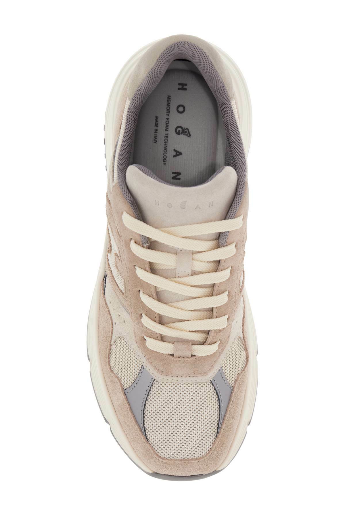 スニーカー HOGAN H669 - Hi-Fi fabric and suede trainers Hogan H669 - Hi-fi Fabric And Suede Trainers Hogan