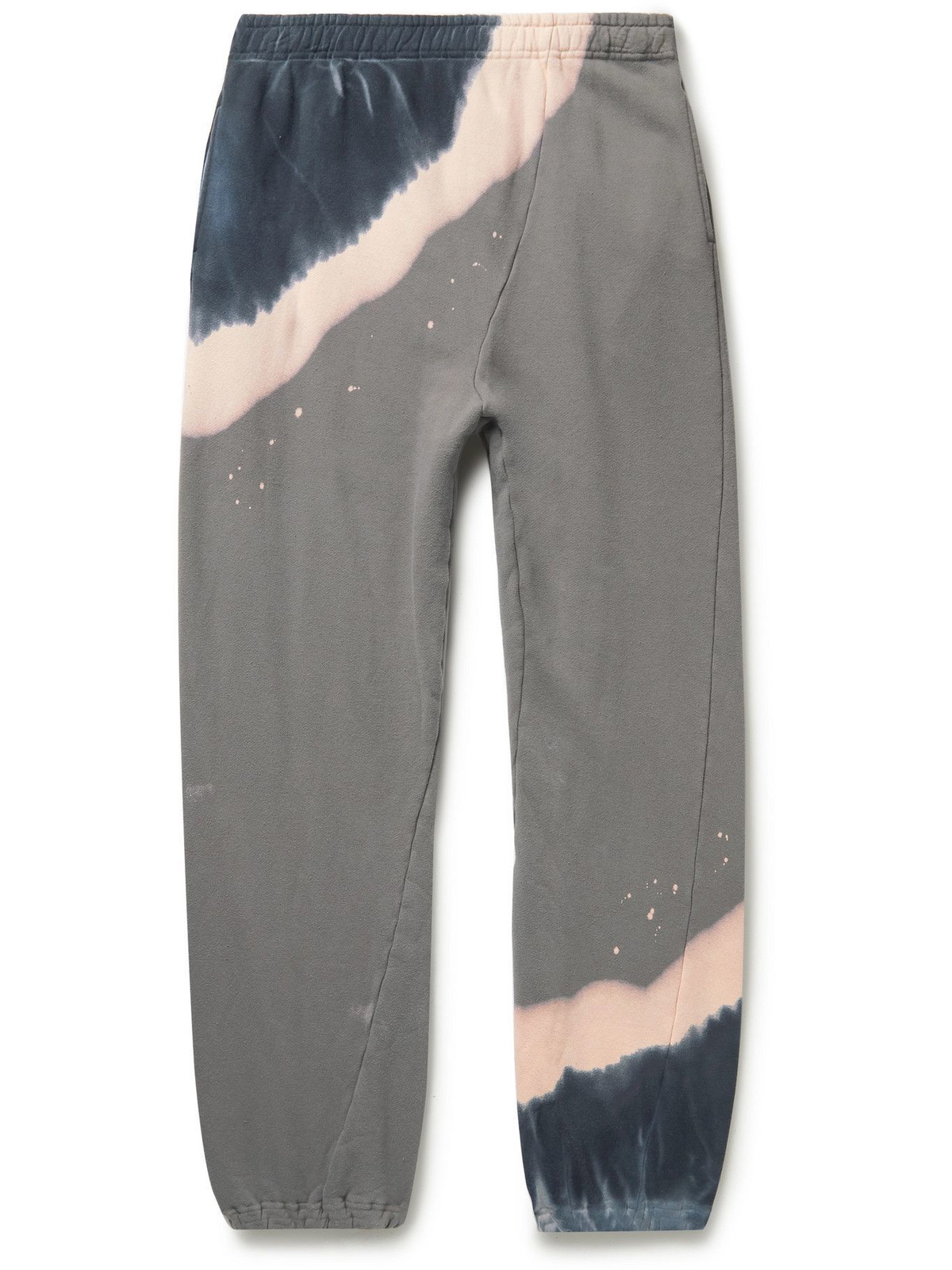 NOMA t.d. - Tapered Tie-Dyed Cotton-Jersey Sweatpants - Gray