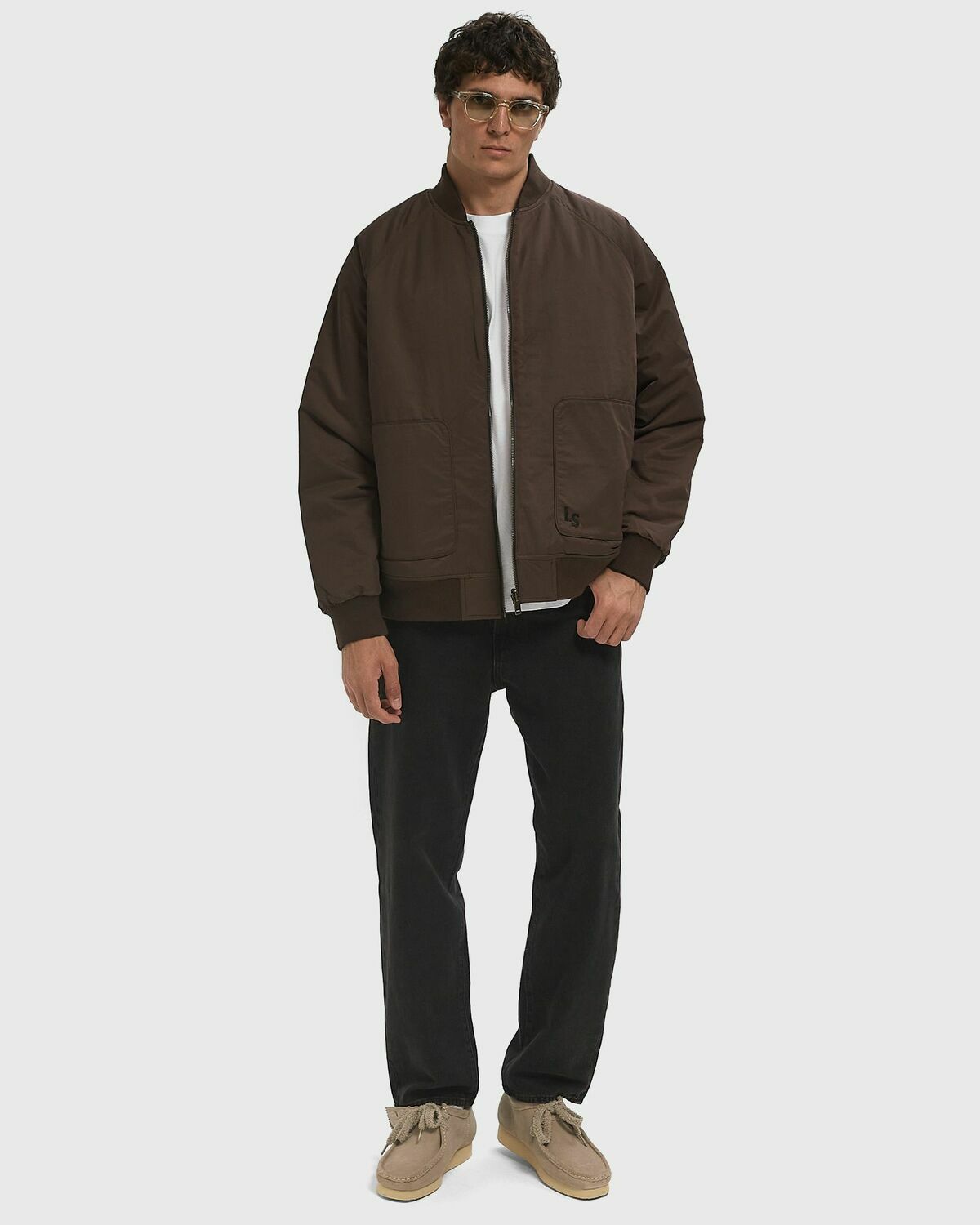 Levis MADERA REV SOUVENIR JKT black/white Mens Bomber Jacket
