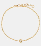 Octavia Elizabeth Nesting Gem 18kt gold bracelet with diamond