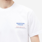 Reception Men's Cruise T-Shirt in White