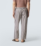 Orlebar Brown Sonoran striped cotton straight pants