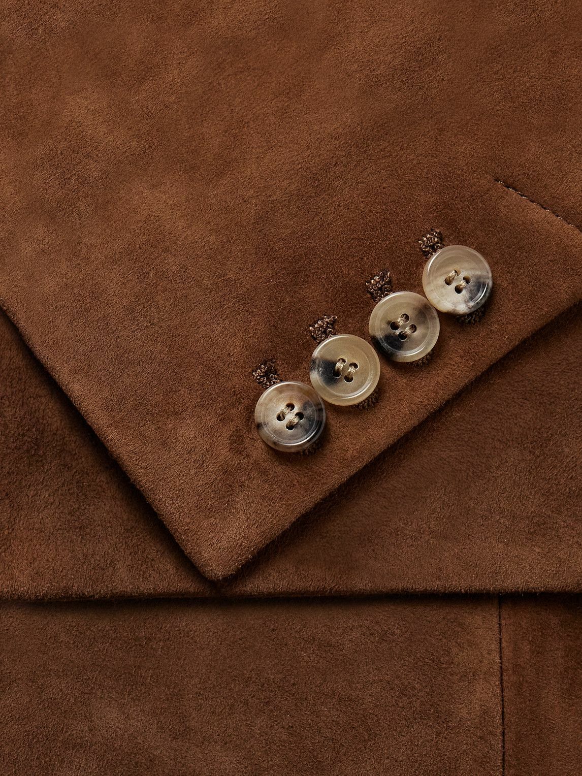 Paul Smith - Suede Suit Jacket - Brown