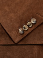 Paul Smith - Suede Suit Jacket - Brown