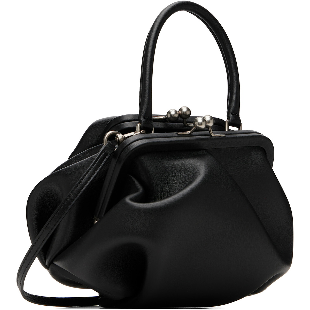 Marc Jacobs Black Wave Kisslock Bag