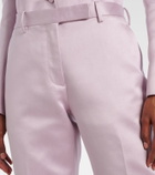 Tom Ford Cotton and silk duchesse straight pants