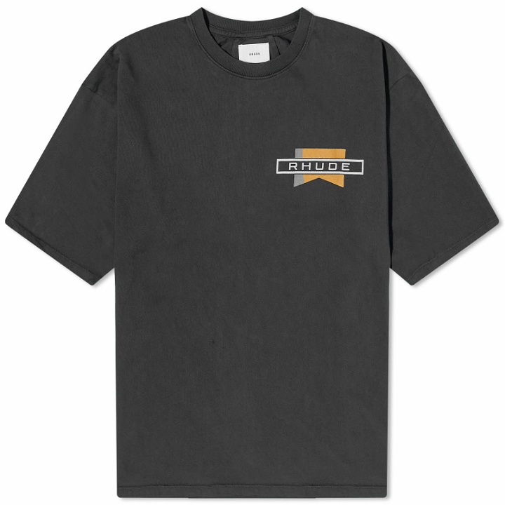 Photo: Rhude Men's Hard To Be Humble T-Shirt in Vintage Black