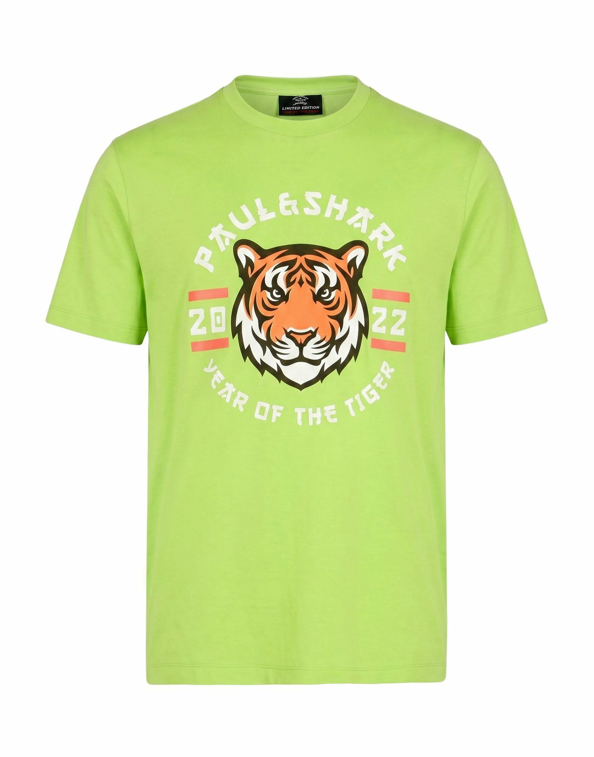 Paul & Shark Mens T-shirt Lime in Green