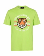 Paul & Shark Mens T-shirt Lime in Green