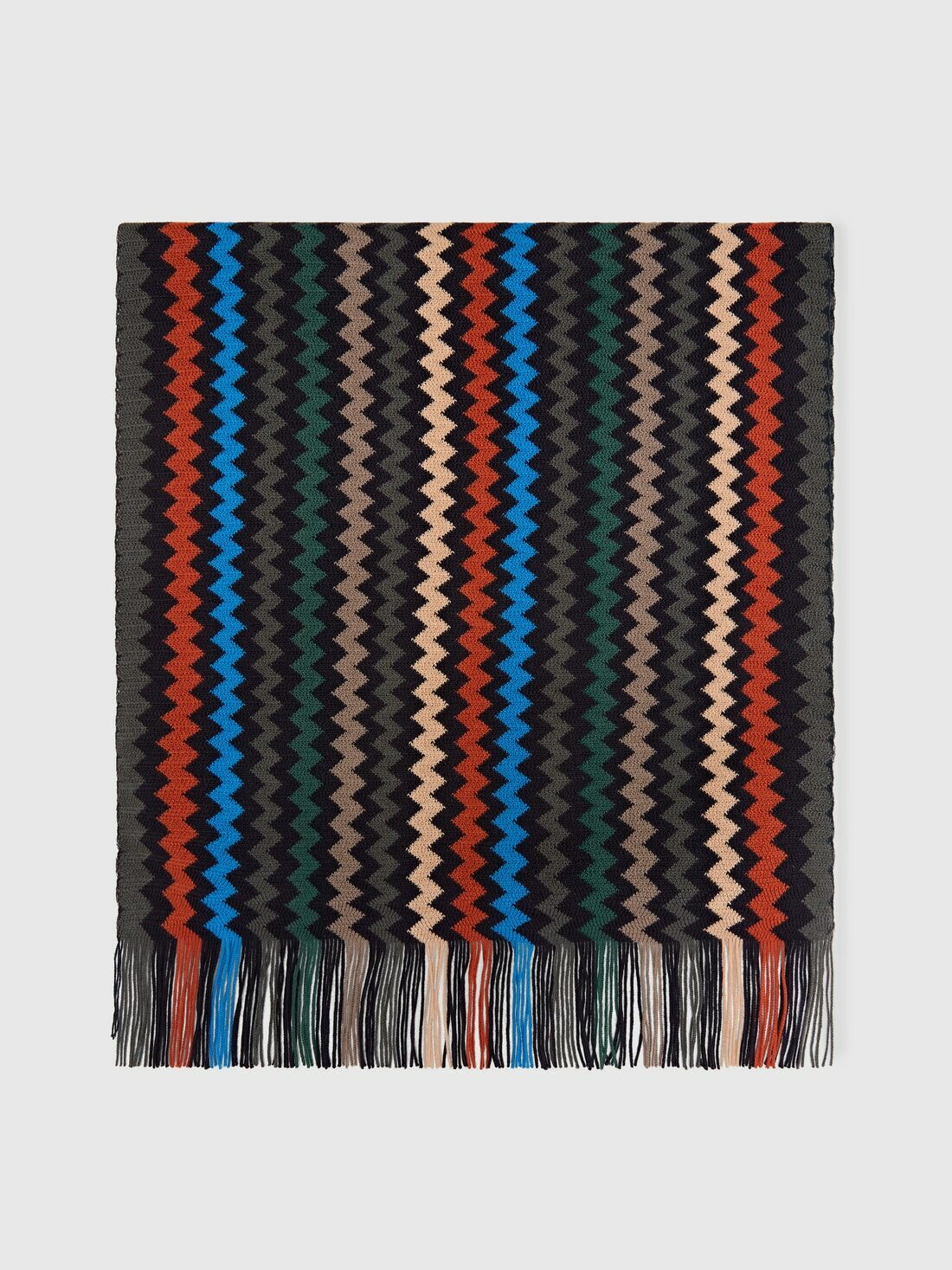 Missoni - Wool-blend scarf, Men, Multicoloured