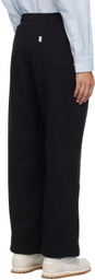 Dunst Black Wide Fit Sweatpants