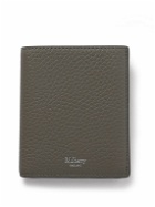 Mulberry - Logo-Print Full-Grain Leather Trifold Wallet