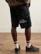 Local Authority LA - Dickies® LA Bones FUFC Straight-Leg Logo-Appliquéd Twill Shorts - Black