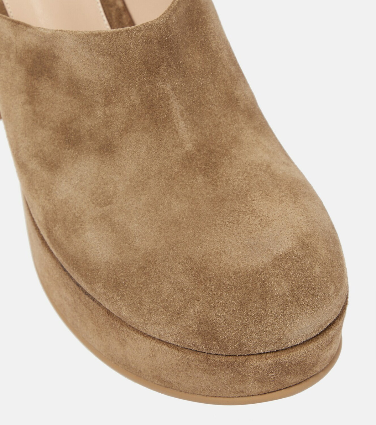 Gianvito Rossi Lyss platform suede mules Gianvito Rossi