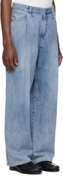 WOOYOUNGMI Blue Lightweight Denim Jeans