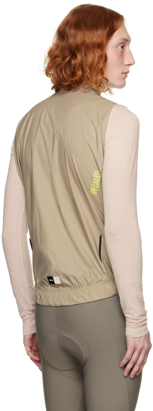 PEdALED Off-White Waterproof Vest