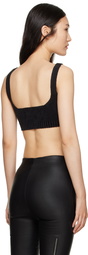 AMIRI Black Embroidered Bra