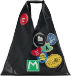 MM6 Maison Margiela Black Classic Medium Triangle Tote