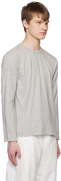 Comme des Garçons Shirt Gray Crewneck Long Sleeve T-Shirt